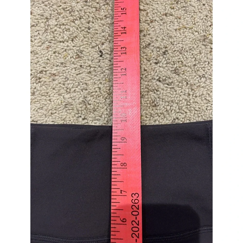 ATHLETA sz S High Rise Metro Drifter Tights Yoga Pants Zip Pants 349426 GRAY H23